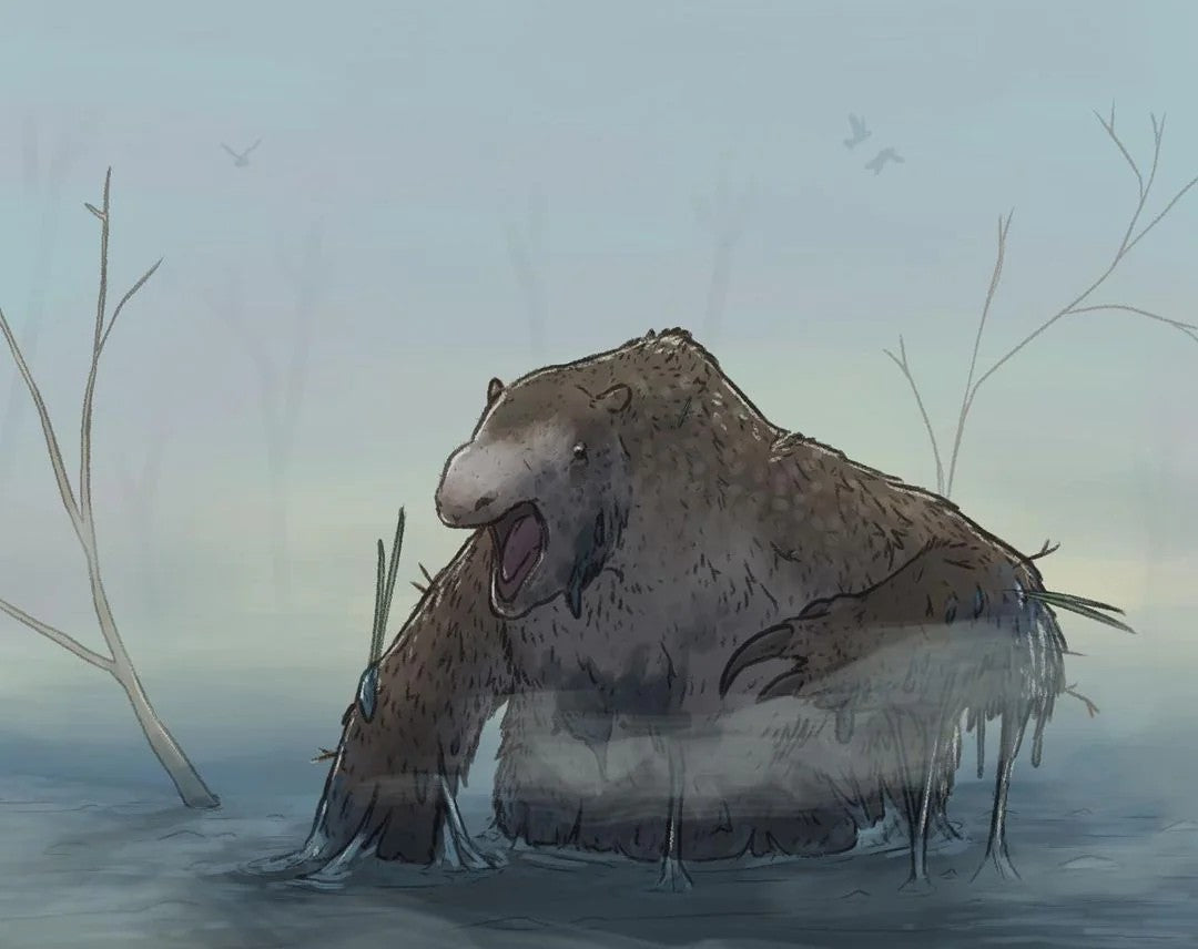 Megatherium: das Faultier, das am Boden lebte