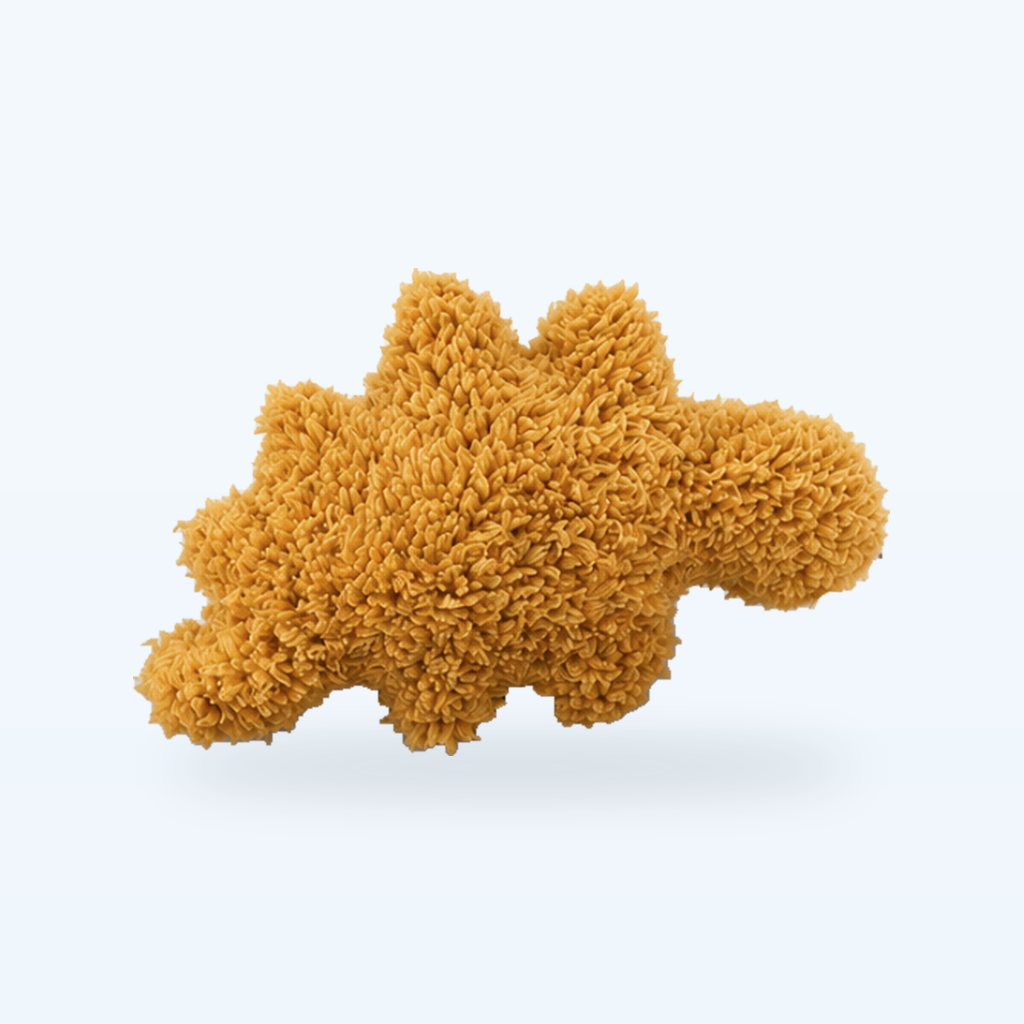 Stegosaurus dino nugget plush keychain