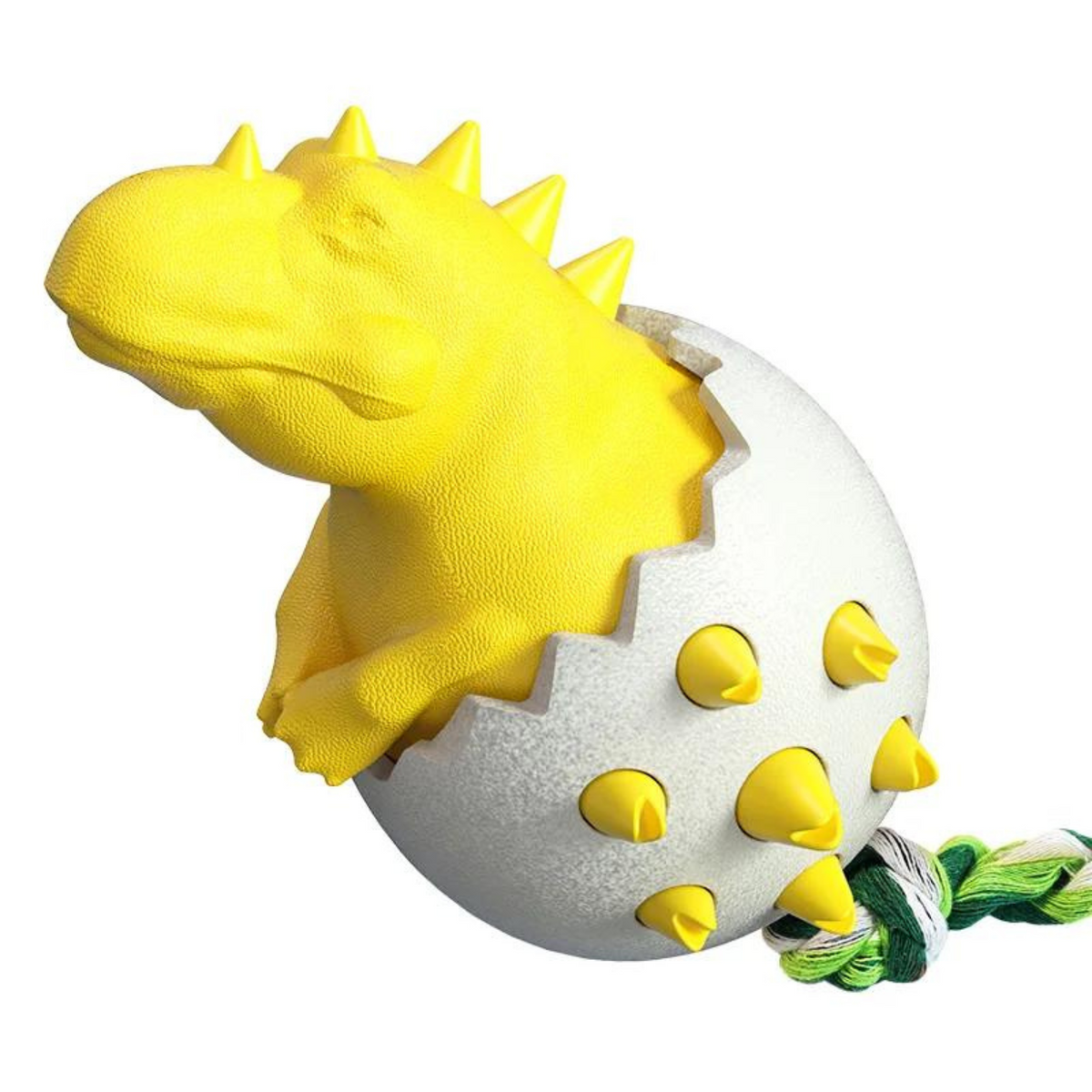 Hatching Dinosaur Dog Toy - Yellow - photo 6