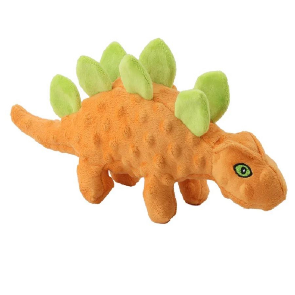 Stegosaurus Dog Toy - Orange - photo 4