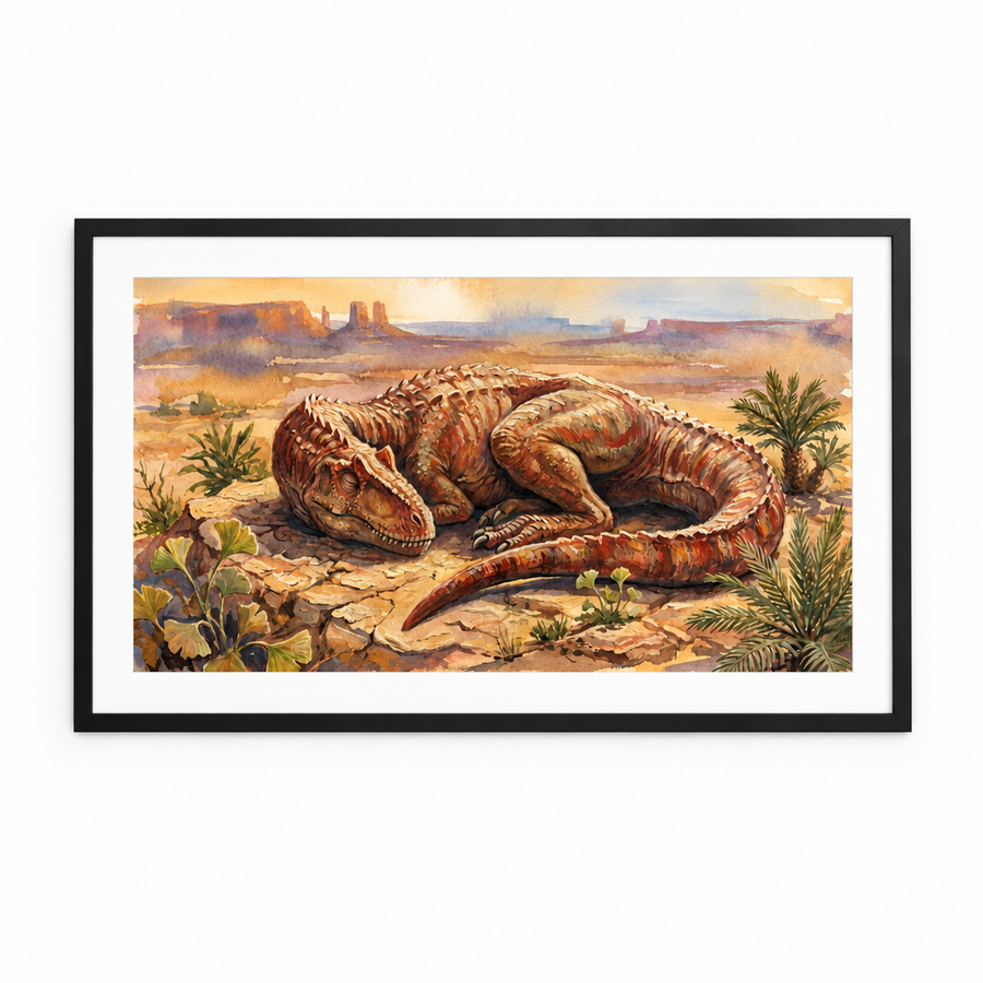 Allosaurus | Sleeping Dinosaurs Posters