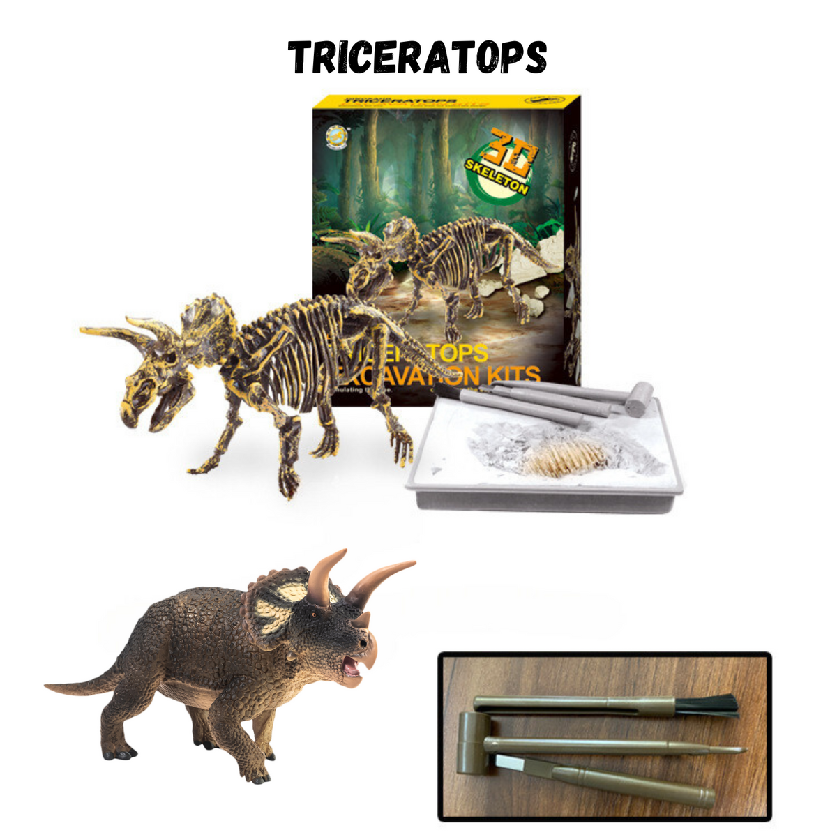 Dinosaur toys Excavation Kit - Triceratops - photo 6