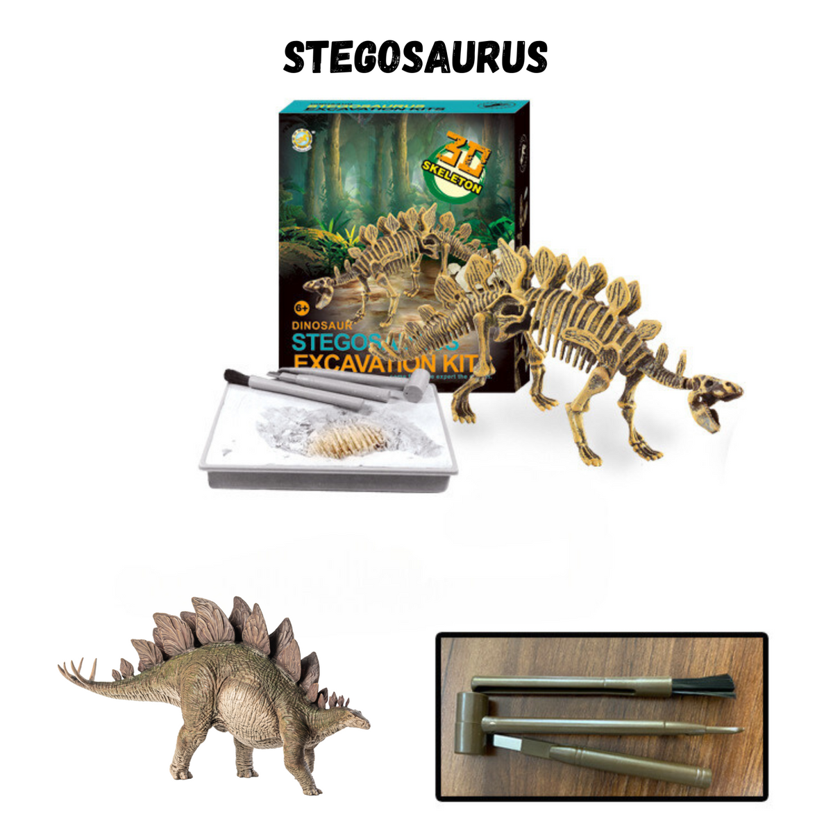 Dinosaur toys Excavation Kit - Stegosaurus - photo 4