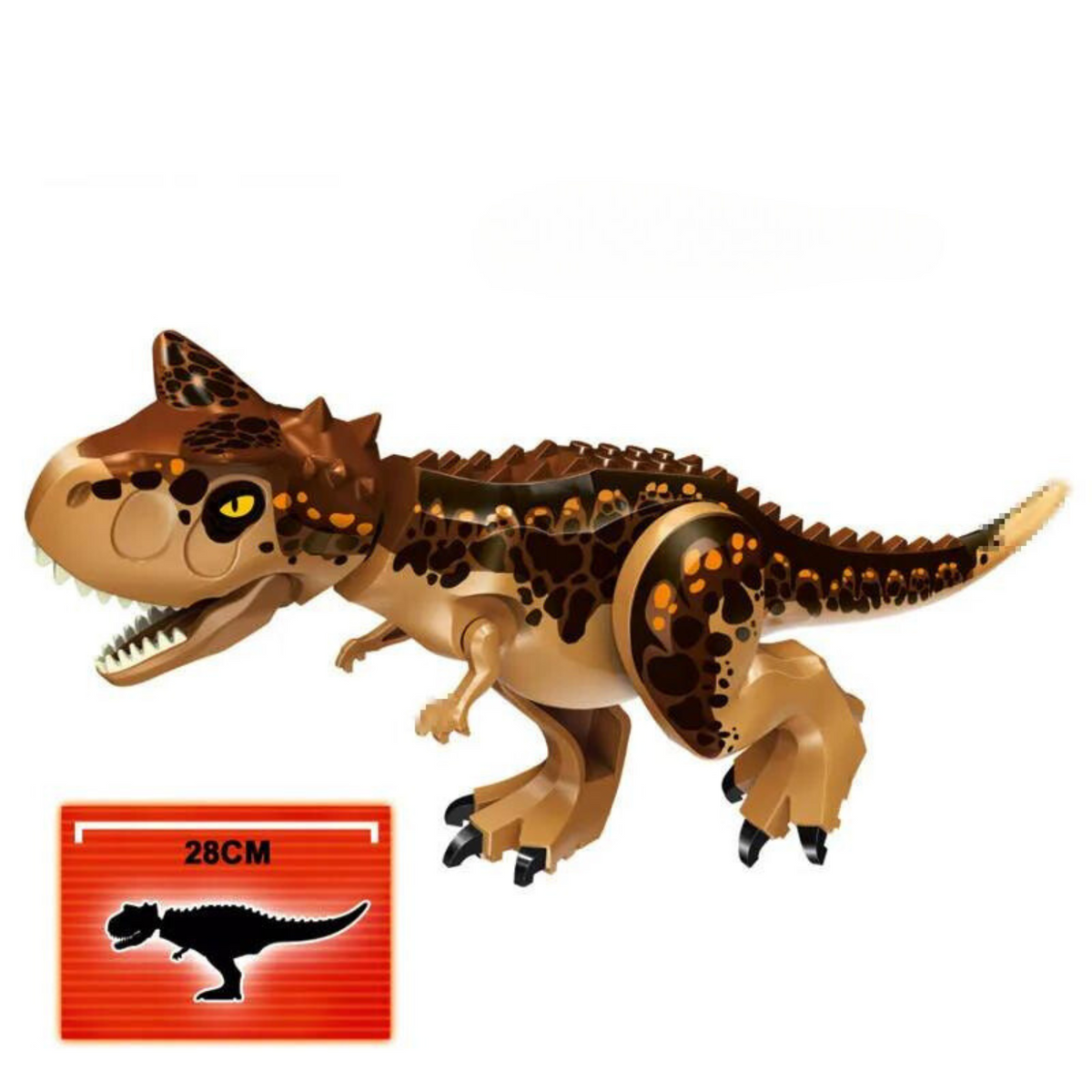 Dinosaurier-Baufiguren - Brauner Carnotaurus - photo 7