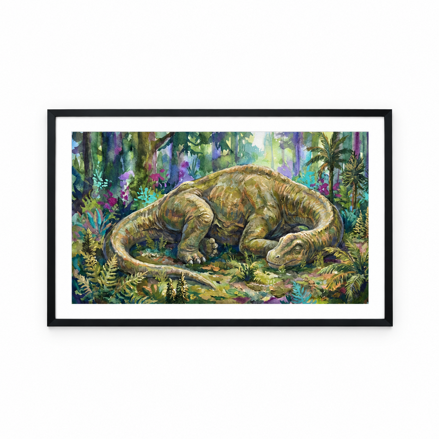 Brachiosaurus | Sleeping Dinosaurs Posters