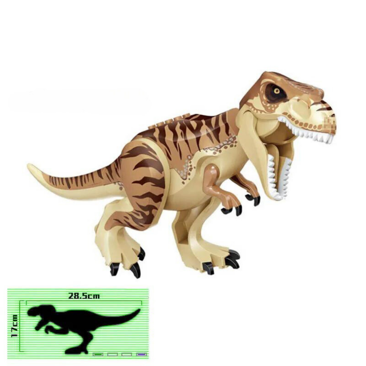 Dinosaurier-Baufiguren - Brauner T-Rex - photo 8