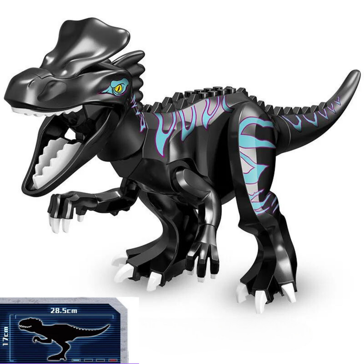 Dinosaurier-Baufiguren - Schwarzer T-Rex - photo 4