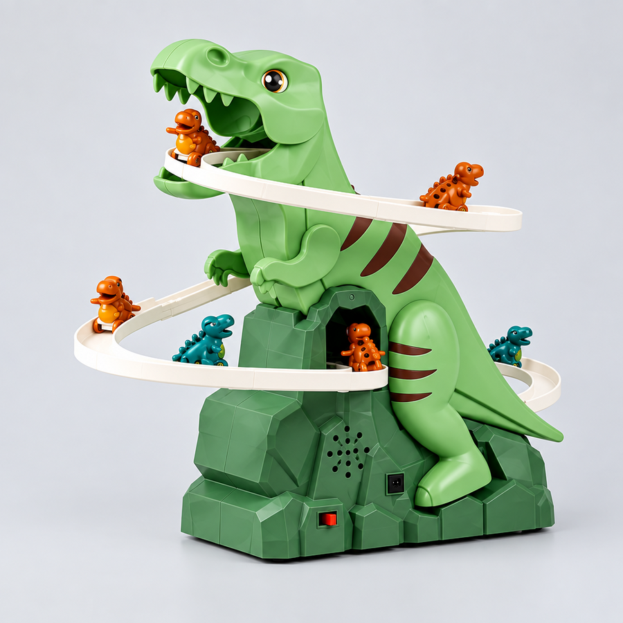 Dinosaur Chasing Race Track Game Set