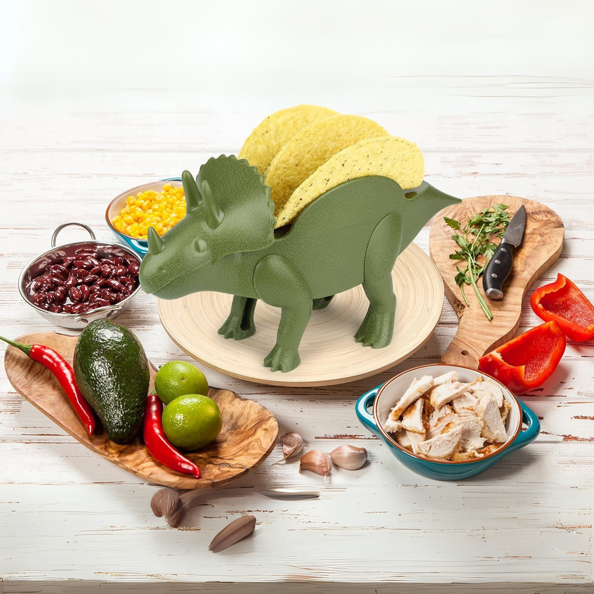 Tricerataco Dinosaur Taco Holder - photo 2