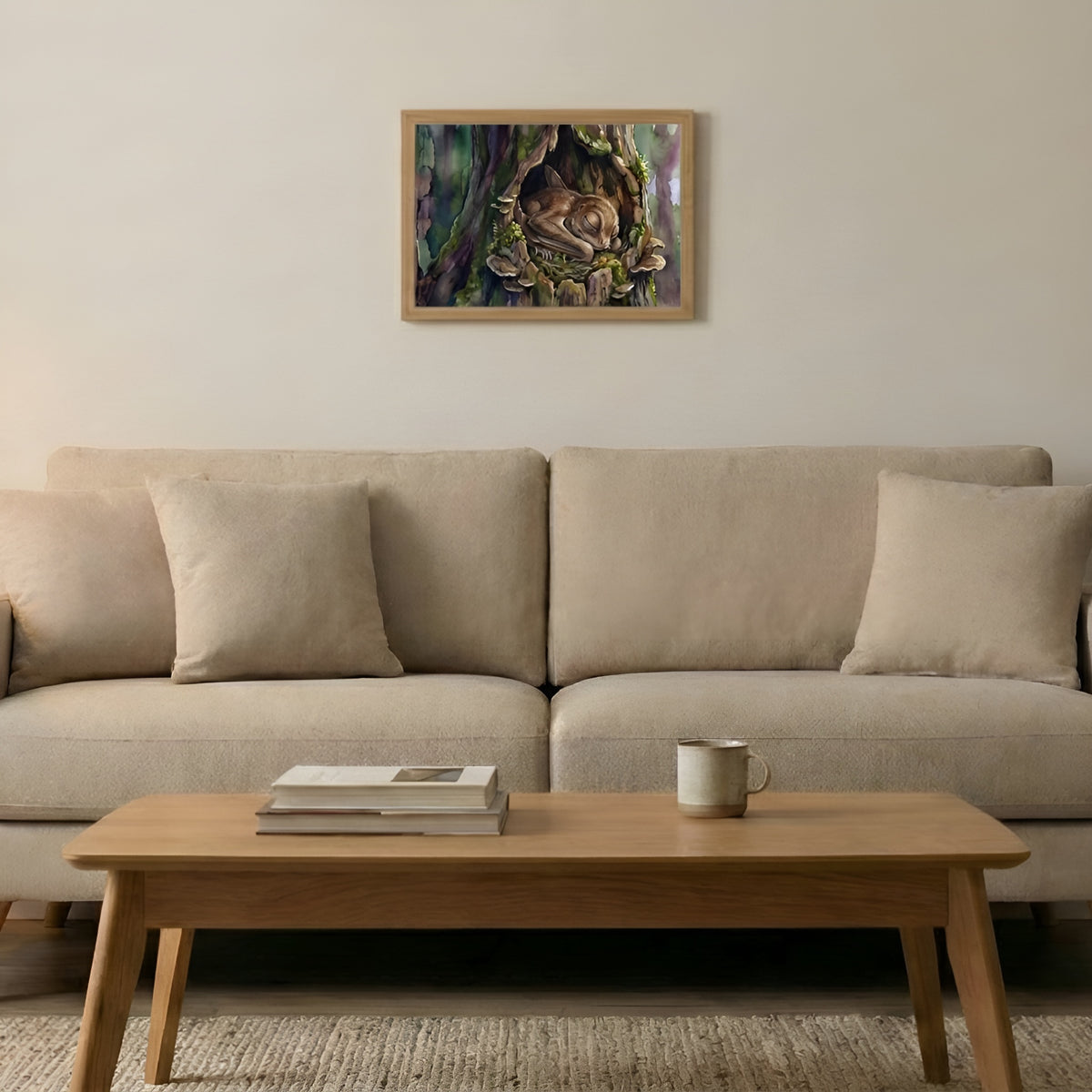 Anurognathus | Sleeping Dinosaurs Posters – 30 × 20 cm (11.8 × 7.9 in)