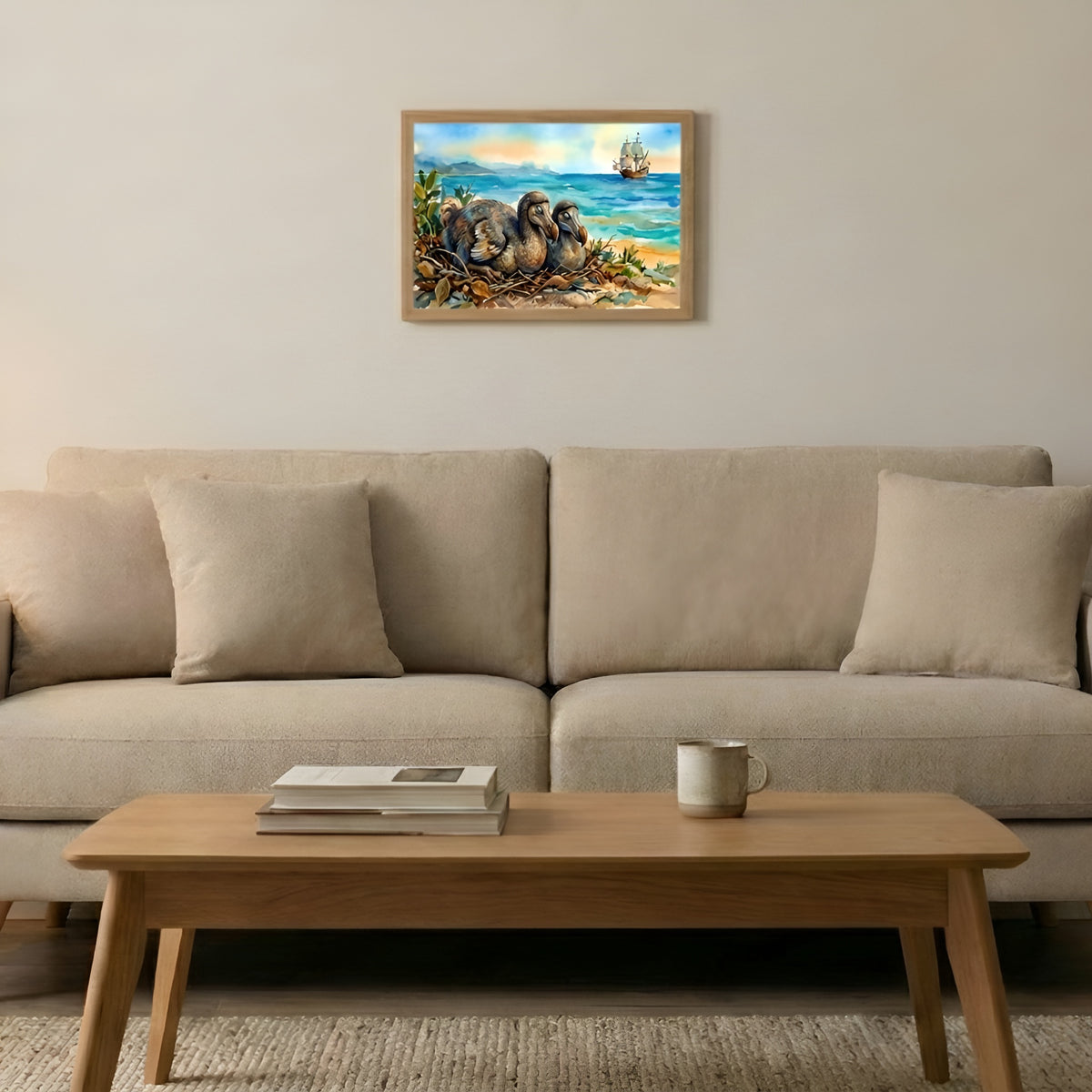 Dodo | Sleeping Dinosaurs Posters – 30 × 20 cm (11.8 × 7.9 in)