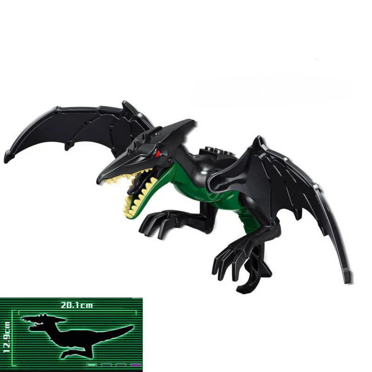 Dinosaurier-Baufiguren - Schwarzer Flugsaurier - photo 3