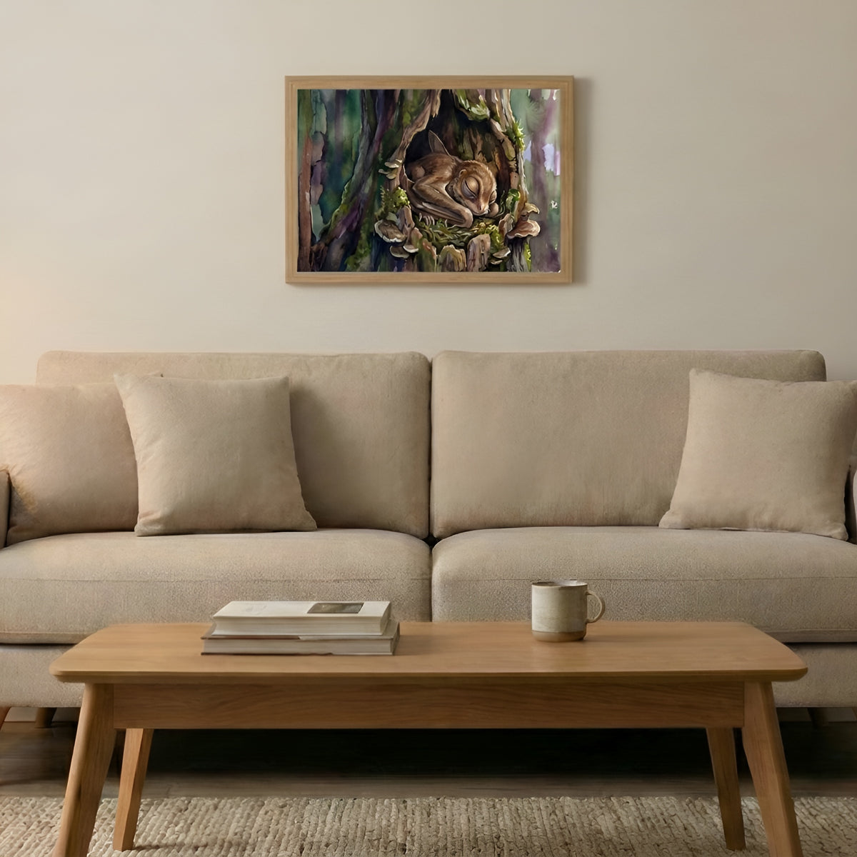 Anurognathus | Sleeping Dinosaurs Posters – 40 × 30 cm (15.7 × 11.8 in)