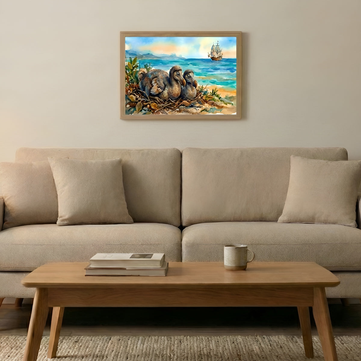 Dodo | Sleeping Dinosaurs Posters – 40 × 30 cm (15.7 × 11.8 in)