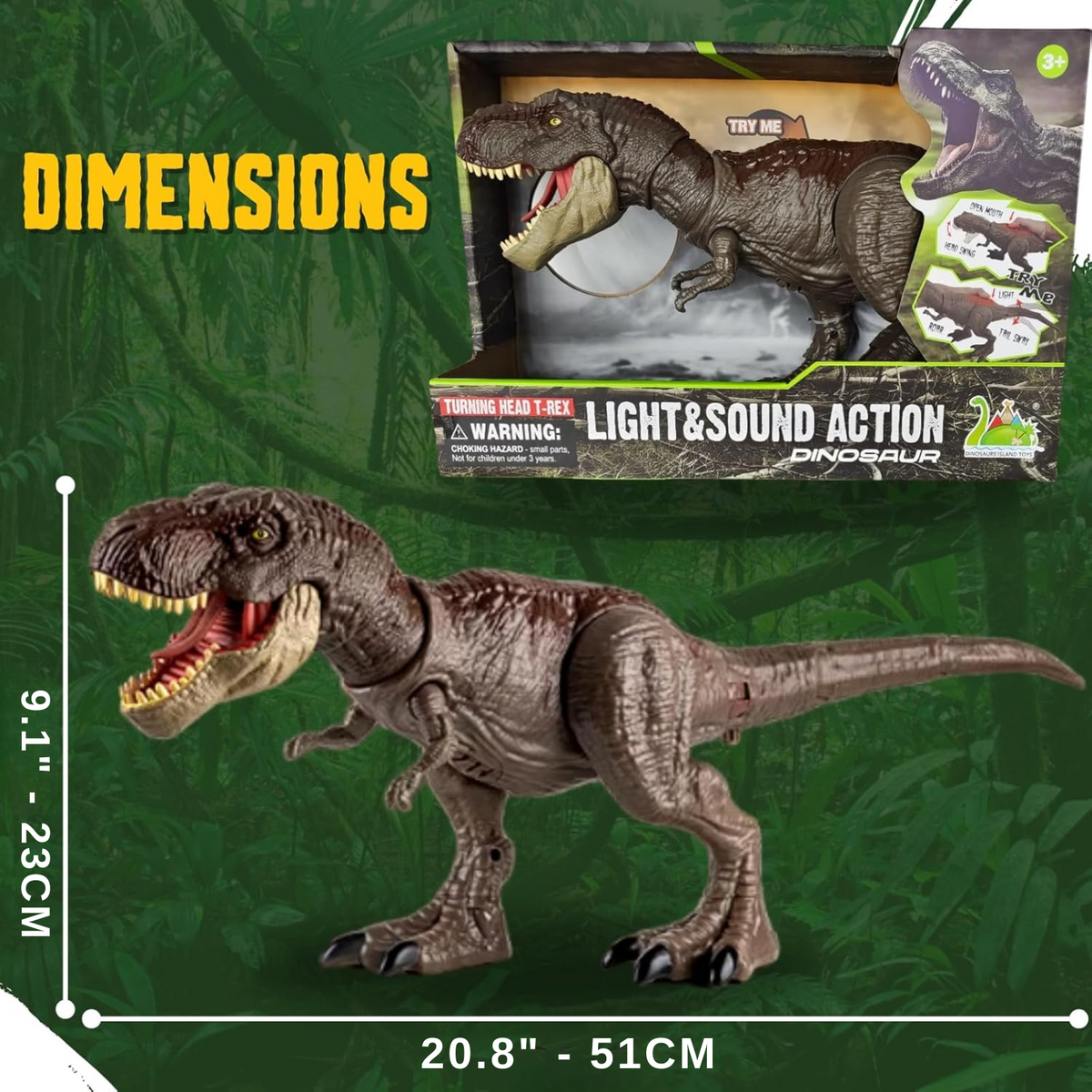 Tyrannosaurus Rex Dinosaur Action Figure - photo 3