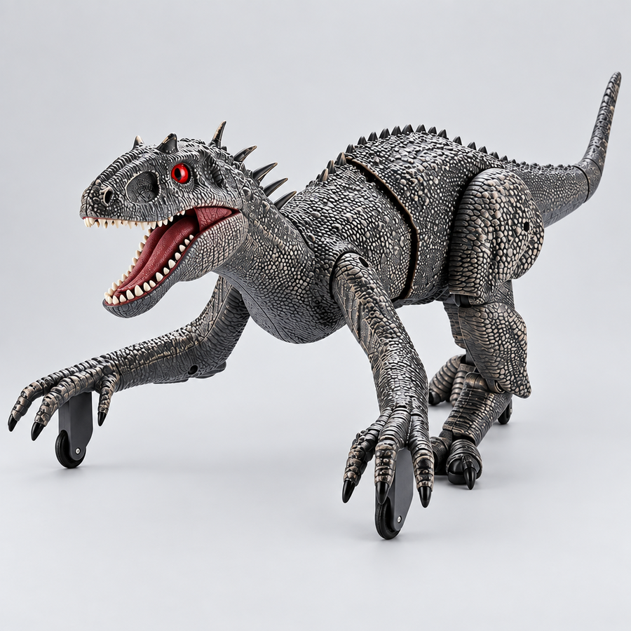 Gray RC T-Rex Dinosaur Toy