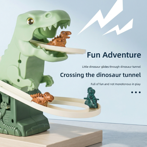 Dinosaur Chasing Race Track Game Set
