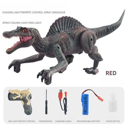 Ferngesteuerter laufender Spinosaurus-Dinosaurier – leichtes Jagen, Sprühen, Brüllen!