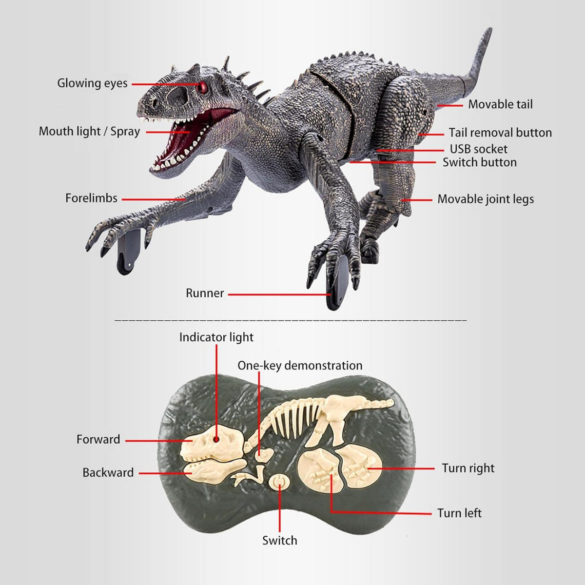 Indominus Rex teledirigido - photo 4