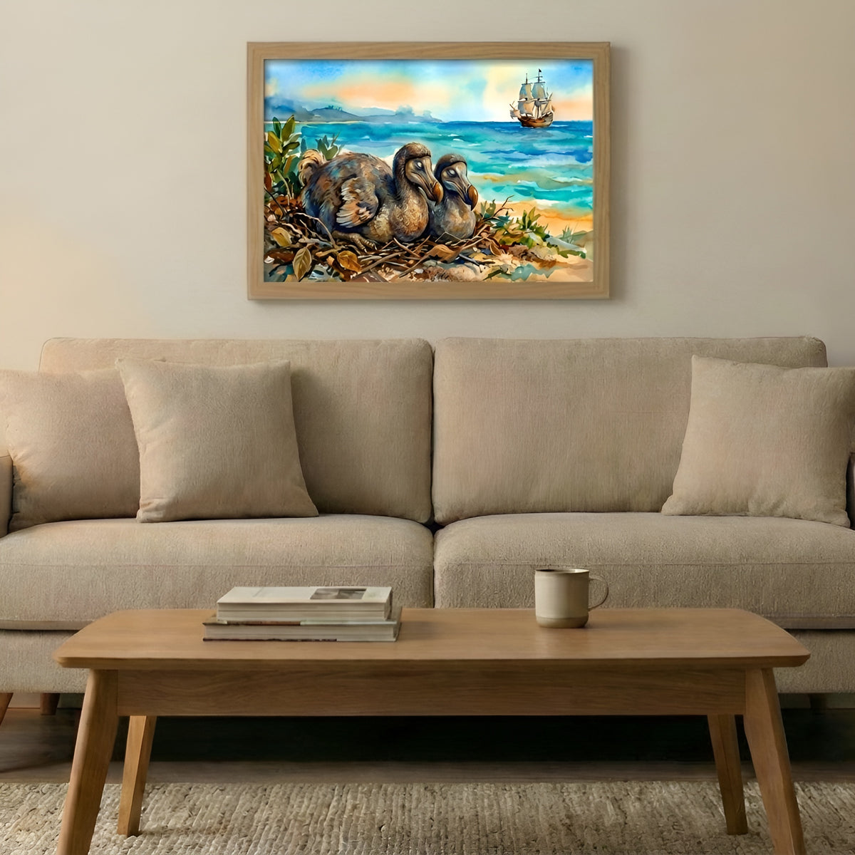 Dodo | Sleeping Dinosaurs Posters – 60 × 40 cm (23.6 × 15.7 in)