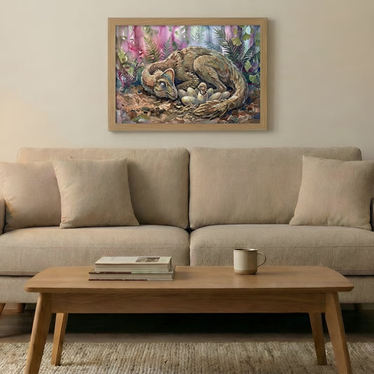 Oviraptor | Sleeping Dinosaurs Posters
