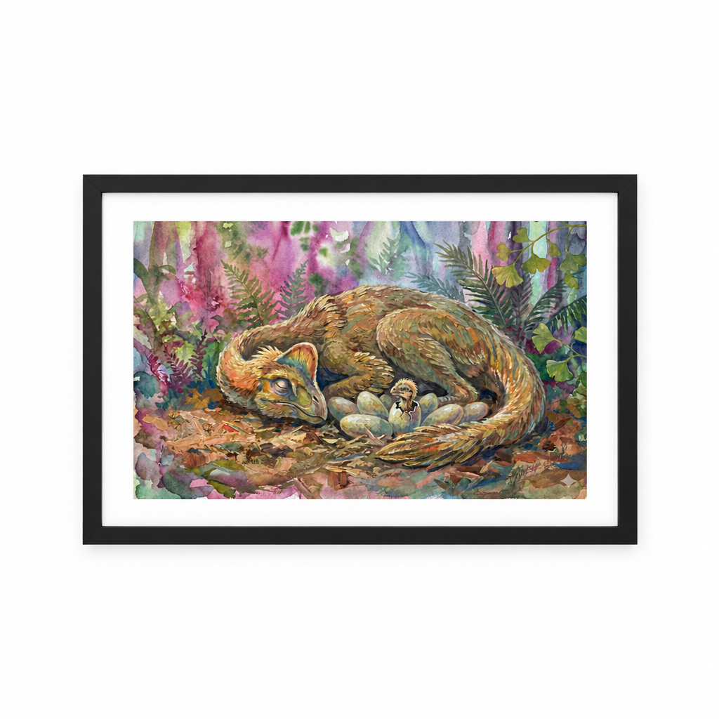Oviraptor | Sleeping Dinosaurs Posters