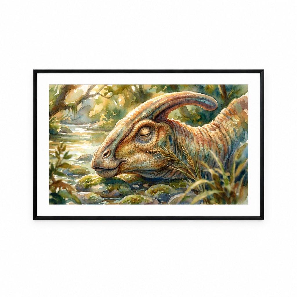 Parasaurolophus | Sleeping Dinosaurs Posters