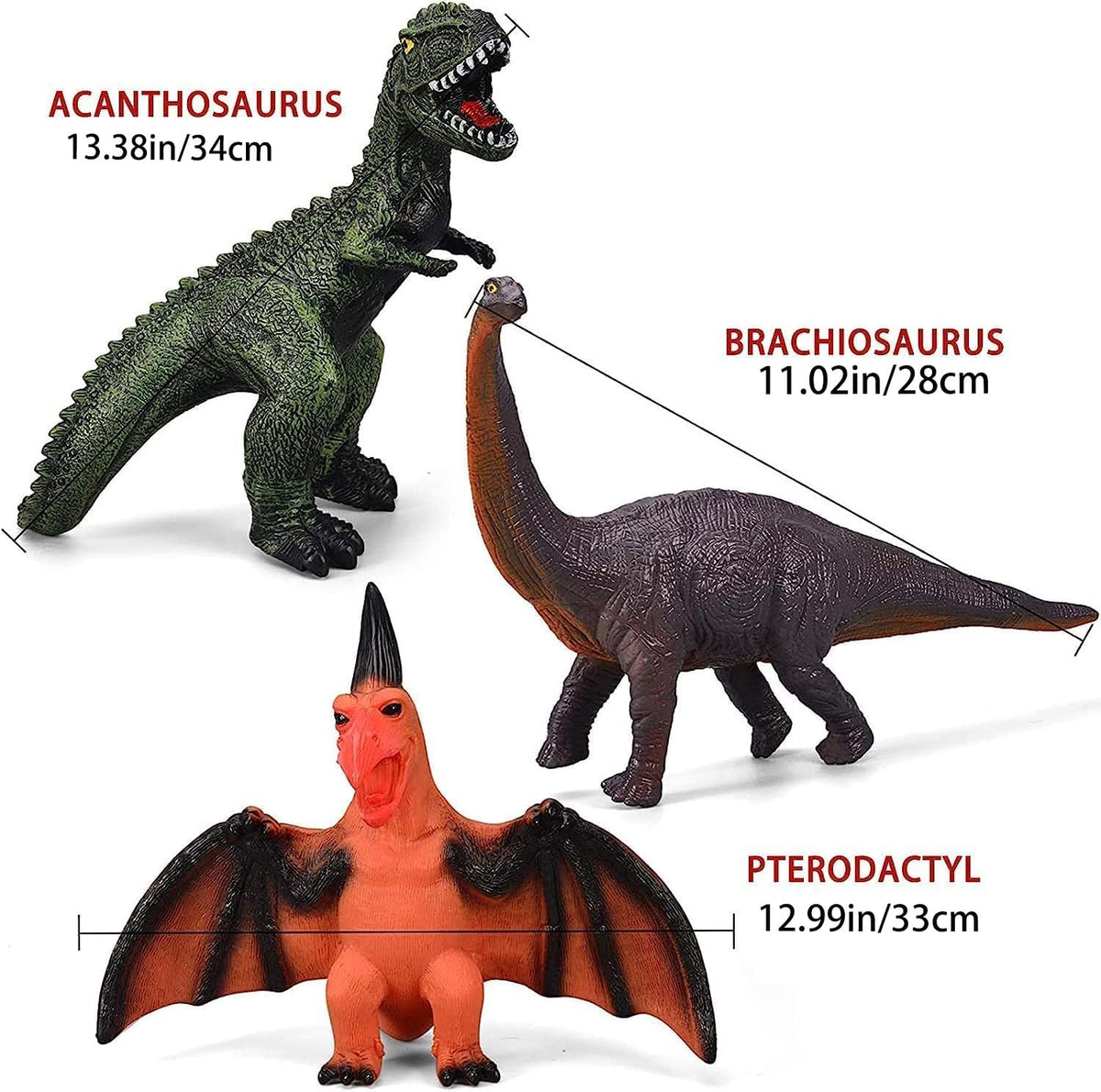 6 Piece Jumbo Dinosaur Toys - photo 2
