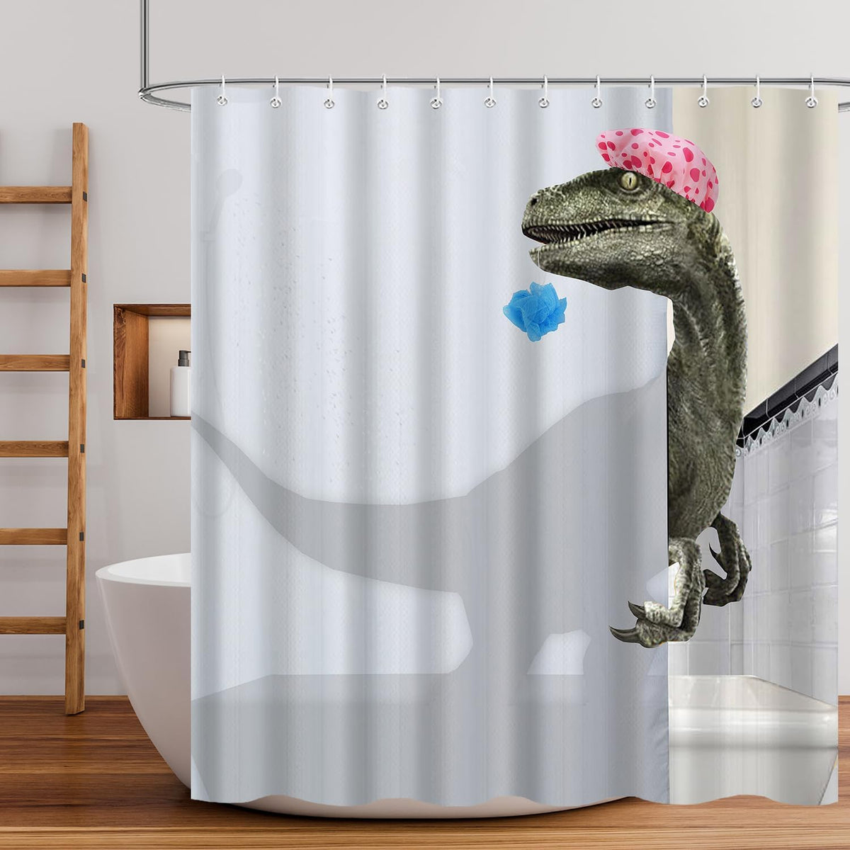 Dinosaur Shower Curtain - photo 3