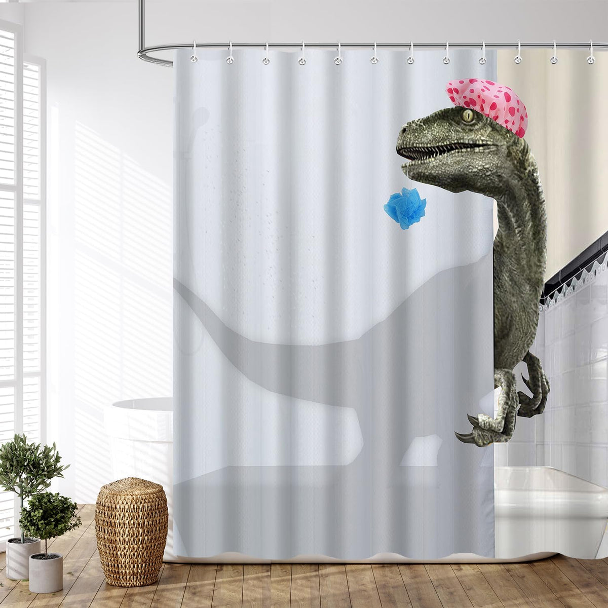 Dinosaur Shower Curtain - photo 2