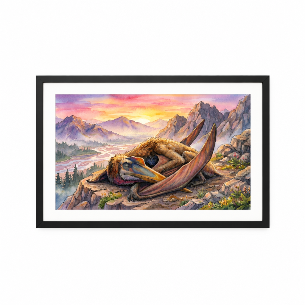 Quetzalcoatlus | Sleeping Dinosaurs Posters