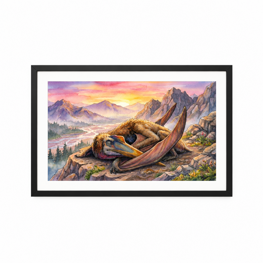Quetzalcoatlus | Sleeping Dinosaurs Posters