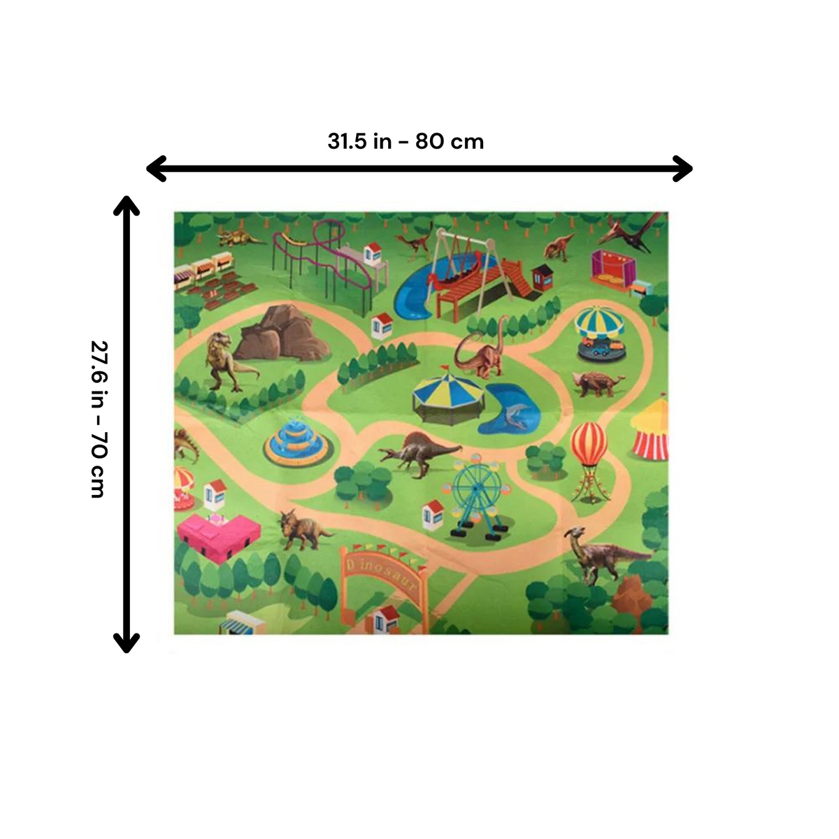 Dinosaur Play Mat Set — 52 Pieces - photo 4