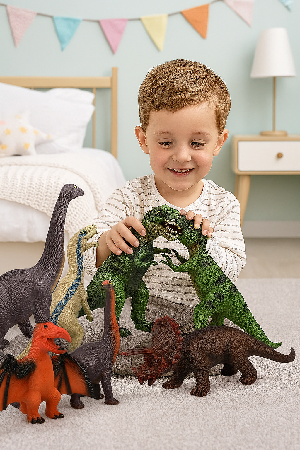 6 Piece Jumbo Dinosaur Toys - photo 3