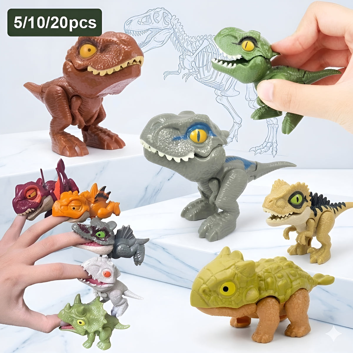 Dinosaur Hand-Biting Toys - photo 6