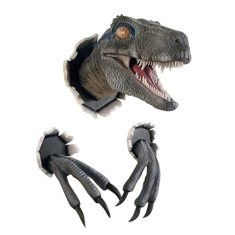Hot 3D Wall Dinosaur Sculpture - Blue - photo 3