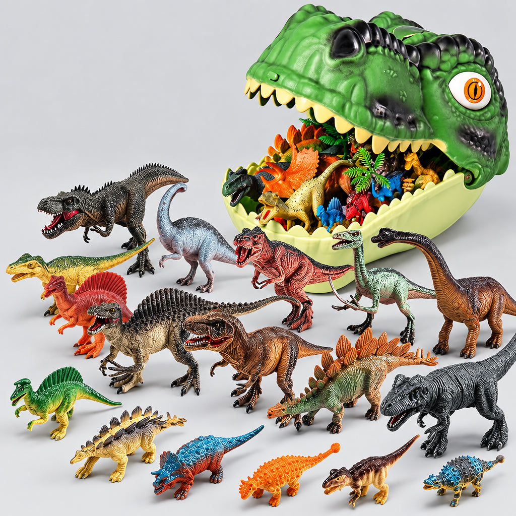 Dinosaurier-Spielzeug-Mundspielset