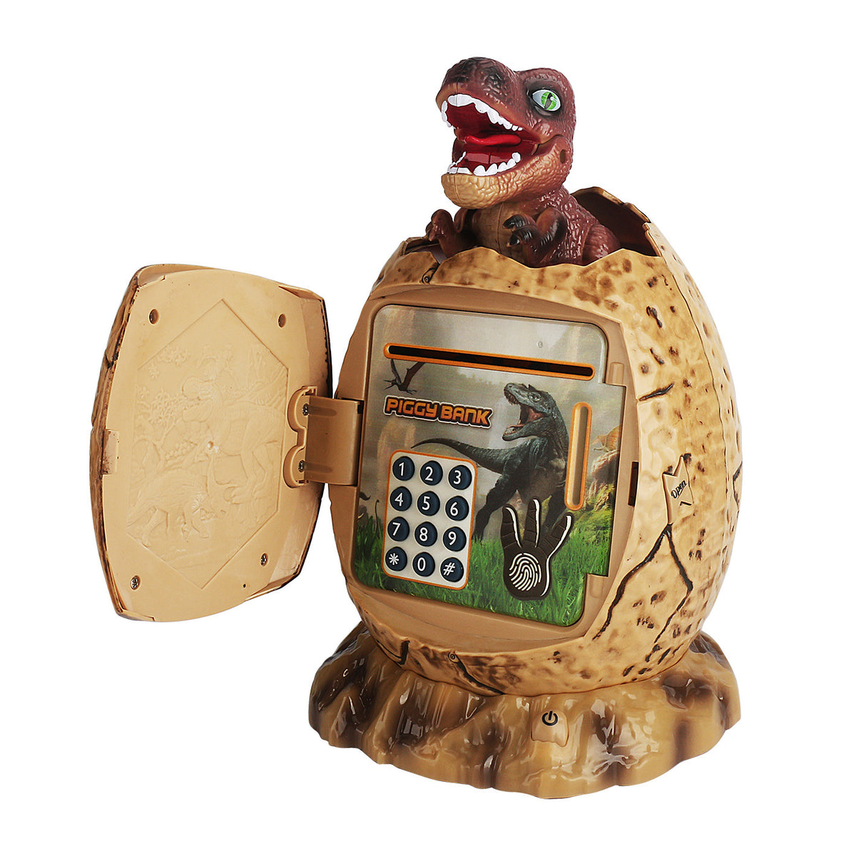 Dinosaurier-Ei-Spardose - Braun - photo 2