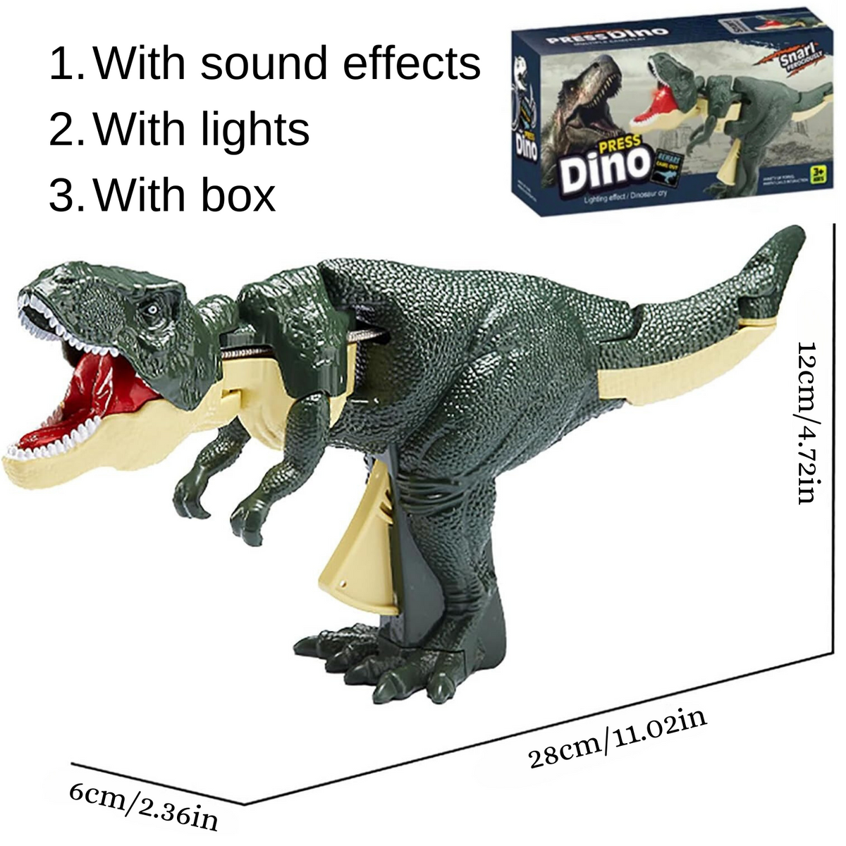 Roaring T-Rex Figure - photo 2