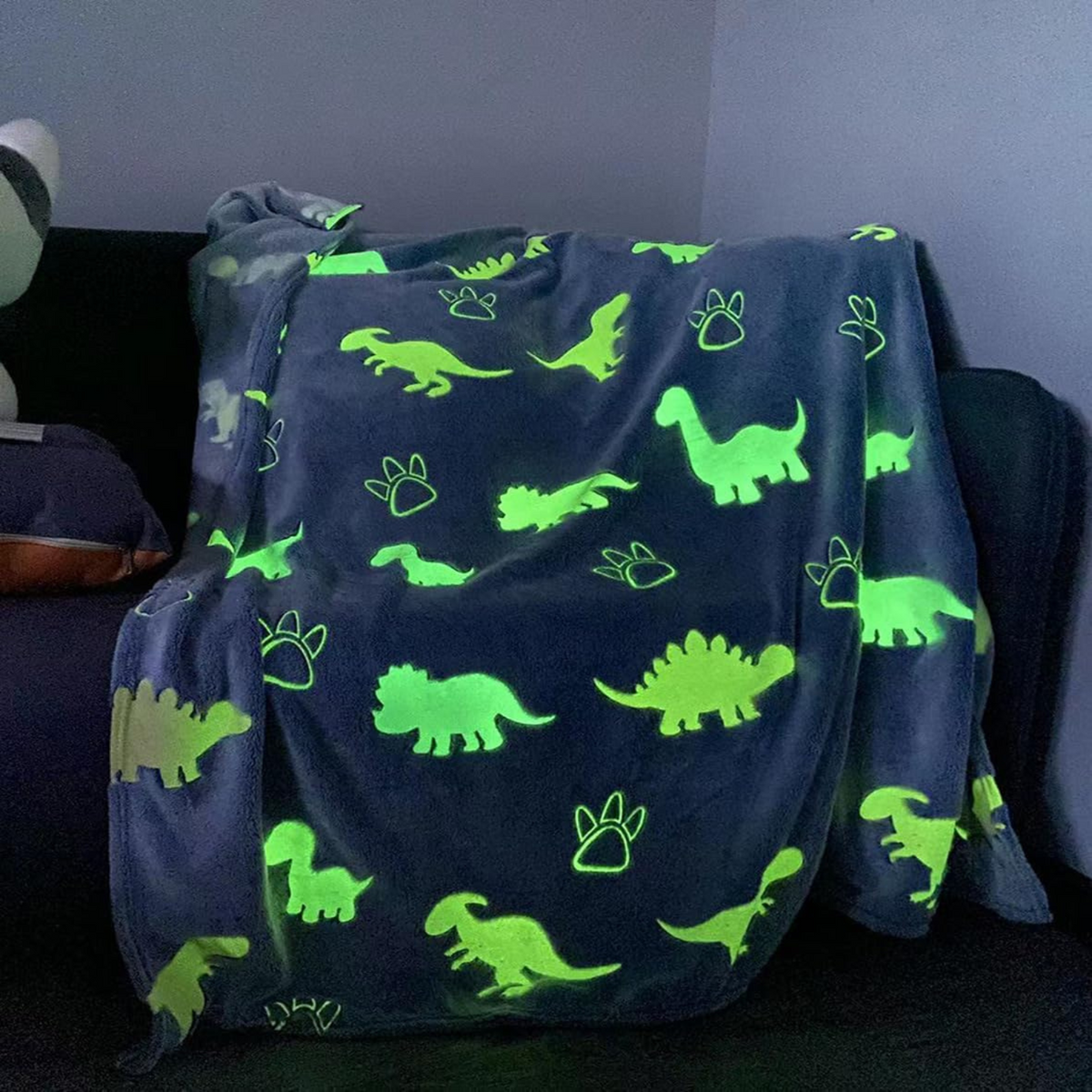 Glow-in-the-Dark Dinosaur Blanket - photo 3