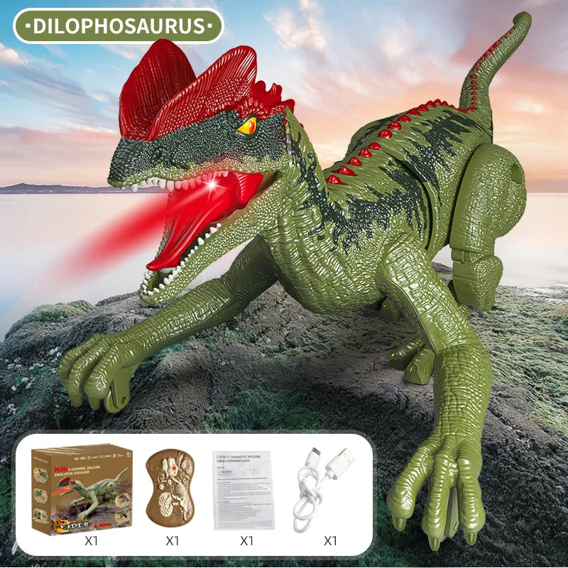 Remote Control Dinosaur Figure - Dilophosaurus - photo 2