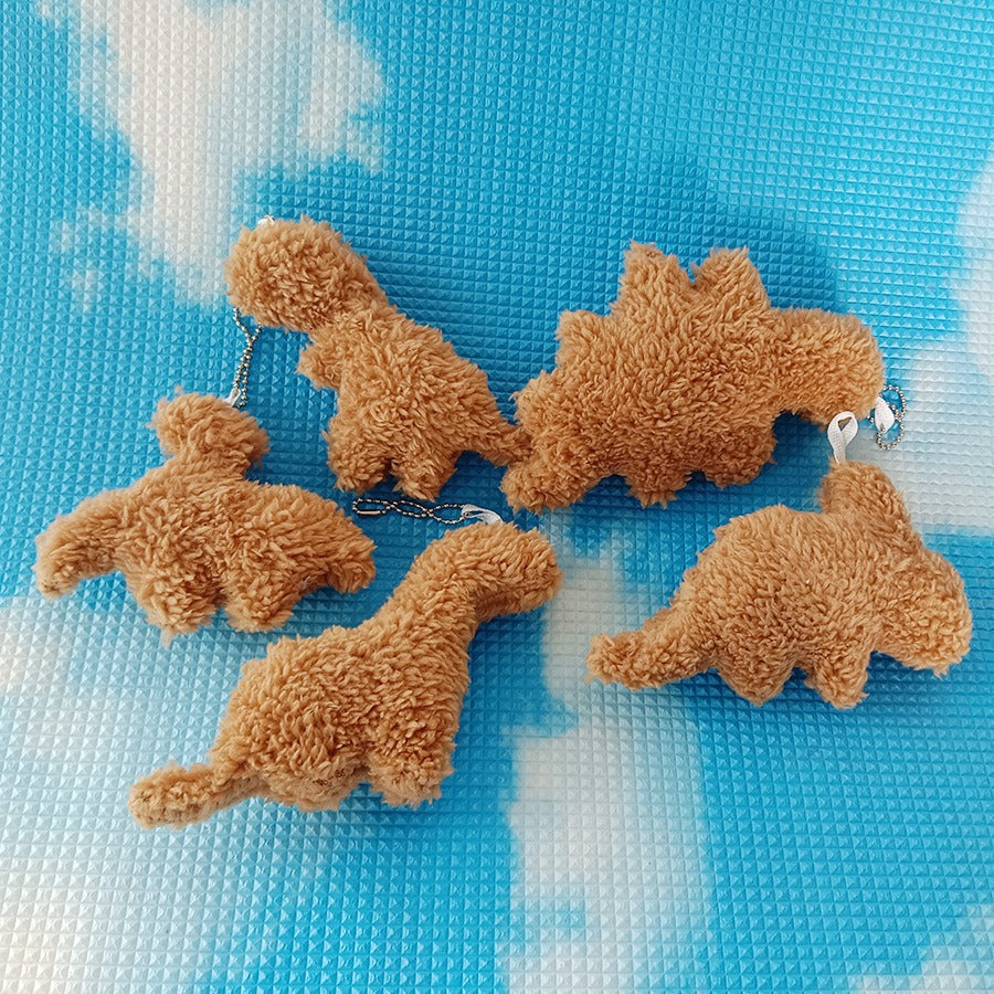Dino Nugget Plush Keychain - photo 3