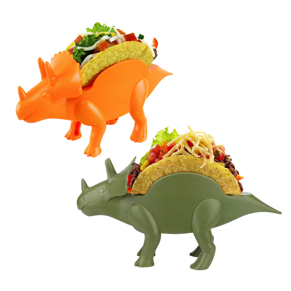 Tricerataco Dinosaur Taco Holder – 2 pack