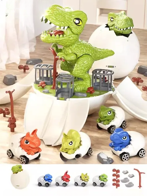 Children's educational dinosaur egg toy – Green