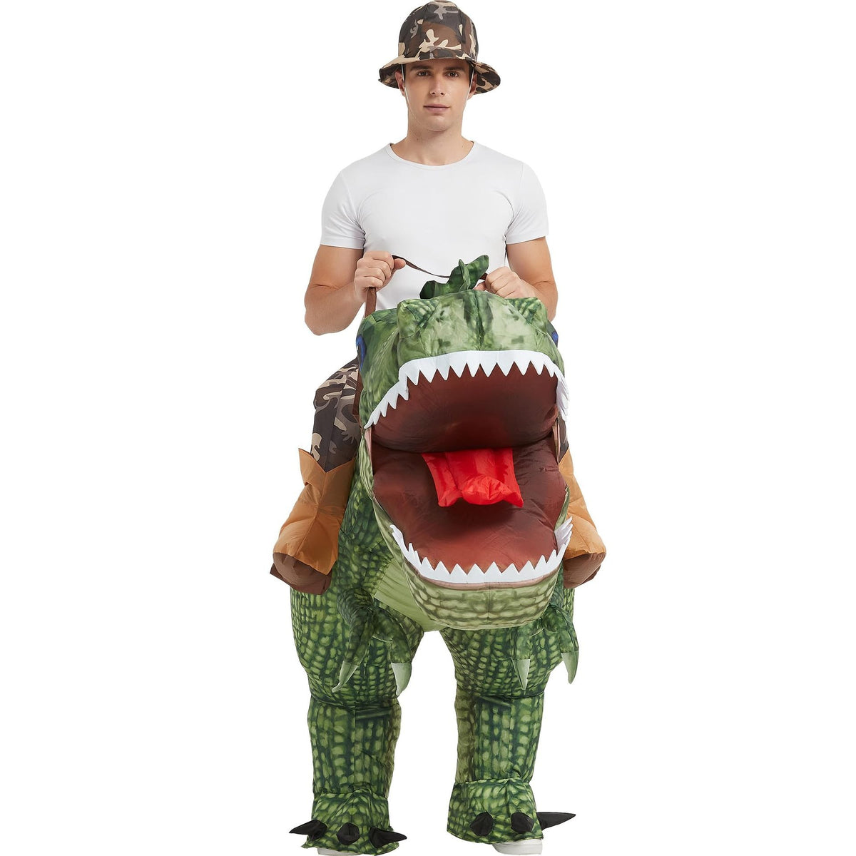Inflatable Ride-On T-Rex Dinosaur Costume - photo 3