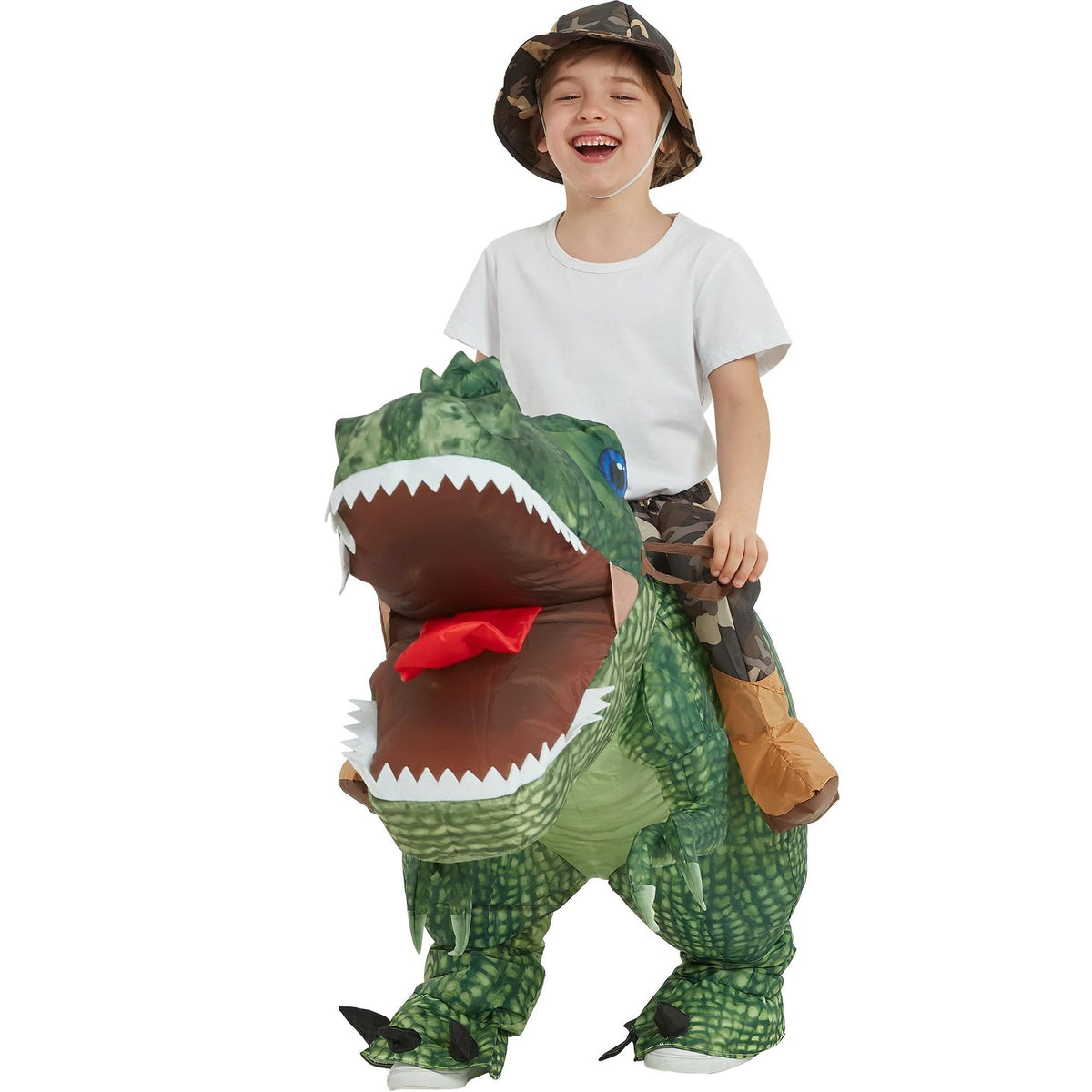 Inflatable Ride-On T-Rex Dinosaur Costume - photo 7
